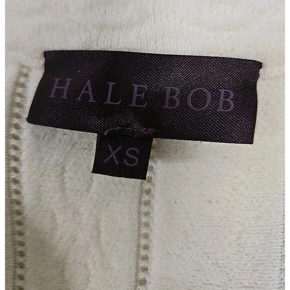 Hale‎ Bob Fit and Flare Midi Sleeveless Dress Stretch Off White Women’s Size XS - Picture 6 of 11